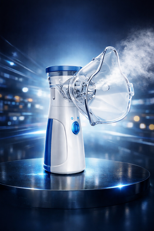 Nebulizador Portátil Mesh – Silencioso, Compacto e de Alto Desempenho