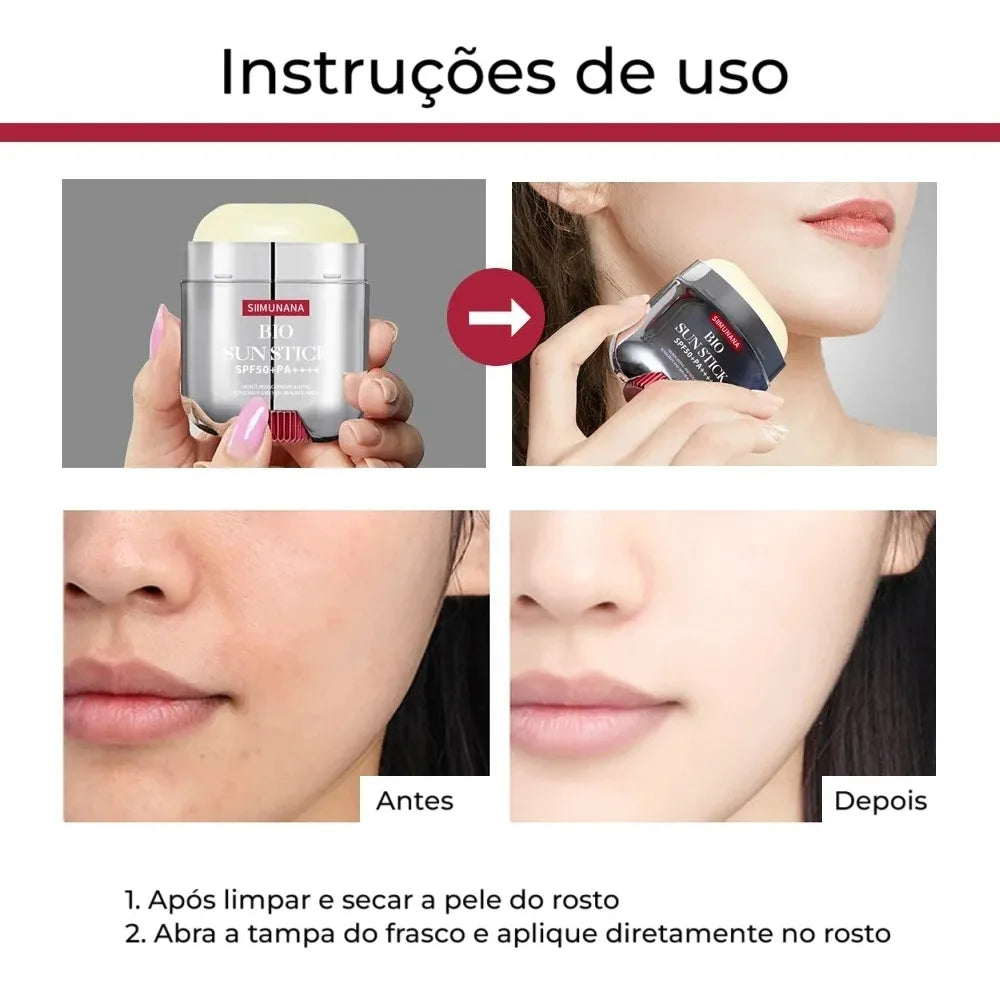 Protetor Solar Em Barra Fps50+ Hidratação Intensa Anti-idade