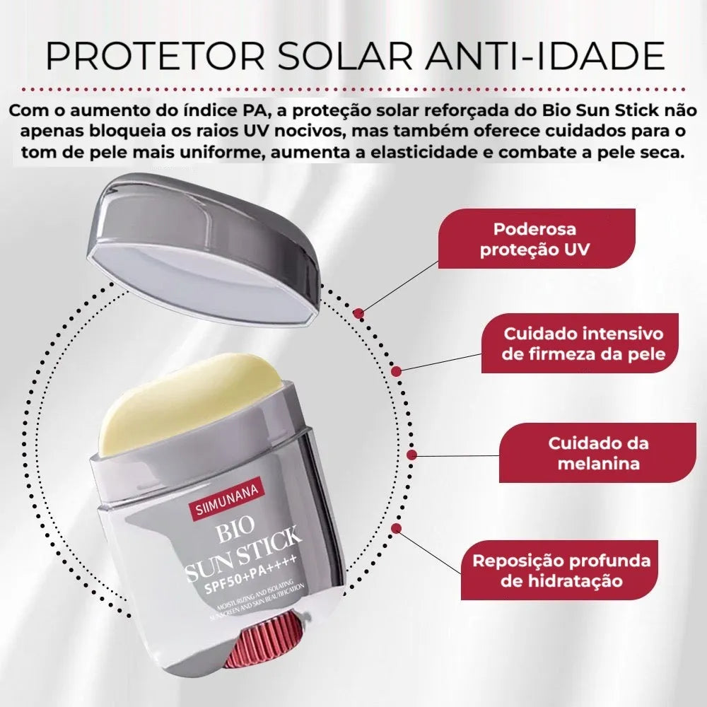Protetor Solar Em Barra Fps50+ Hidratação Intensa Anti-idade