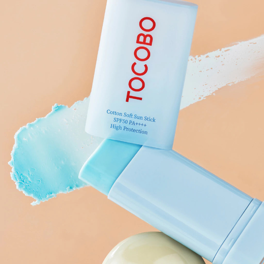 Protetor Facial Stick Tocobo Cotton Soft Sun Stick SPF50 PA++++ 19g