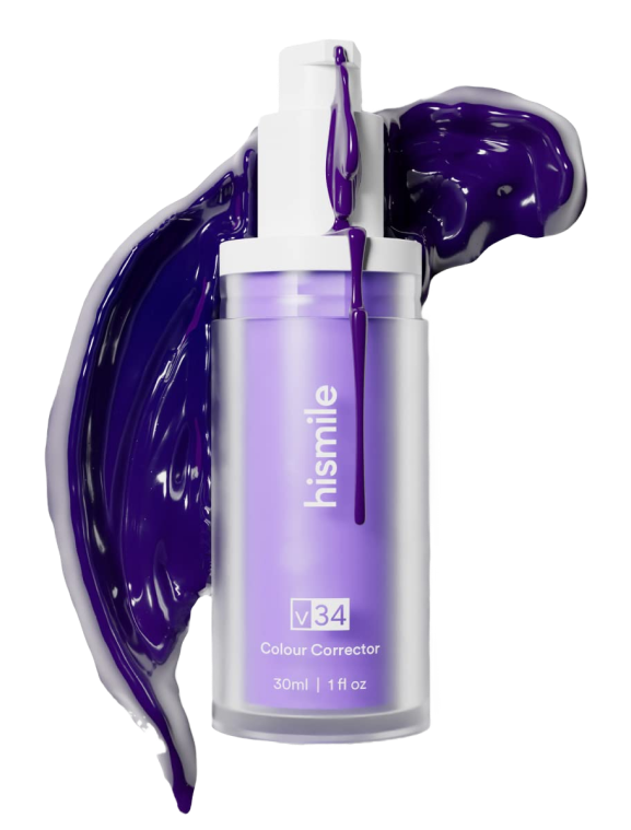 Hismile Color Corrector V34, Clareador Dental Sem Peróxido