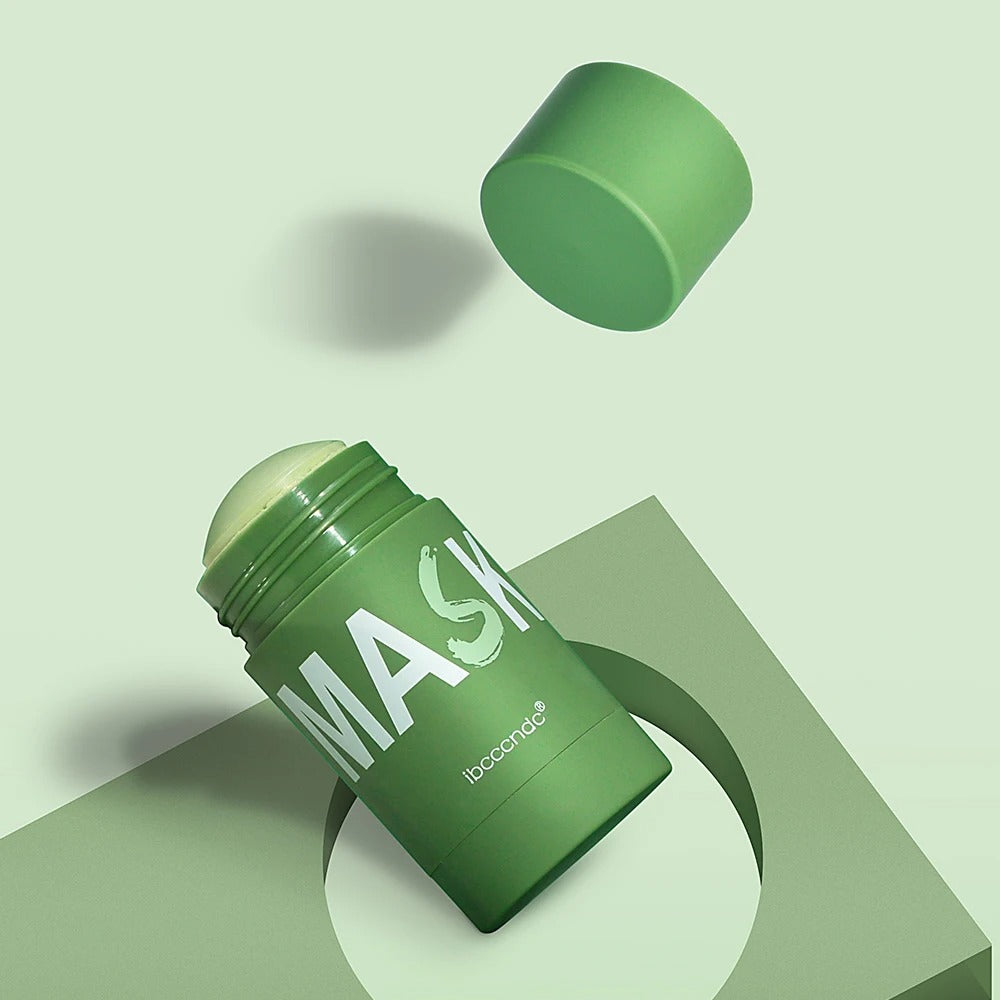 Máscara de limpeza facial, chá verde Bastão 40G